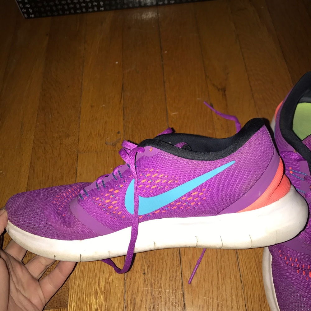 Purple Nike Free Runs